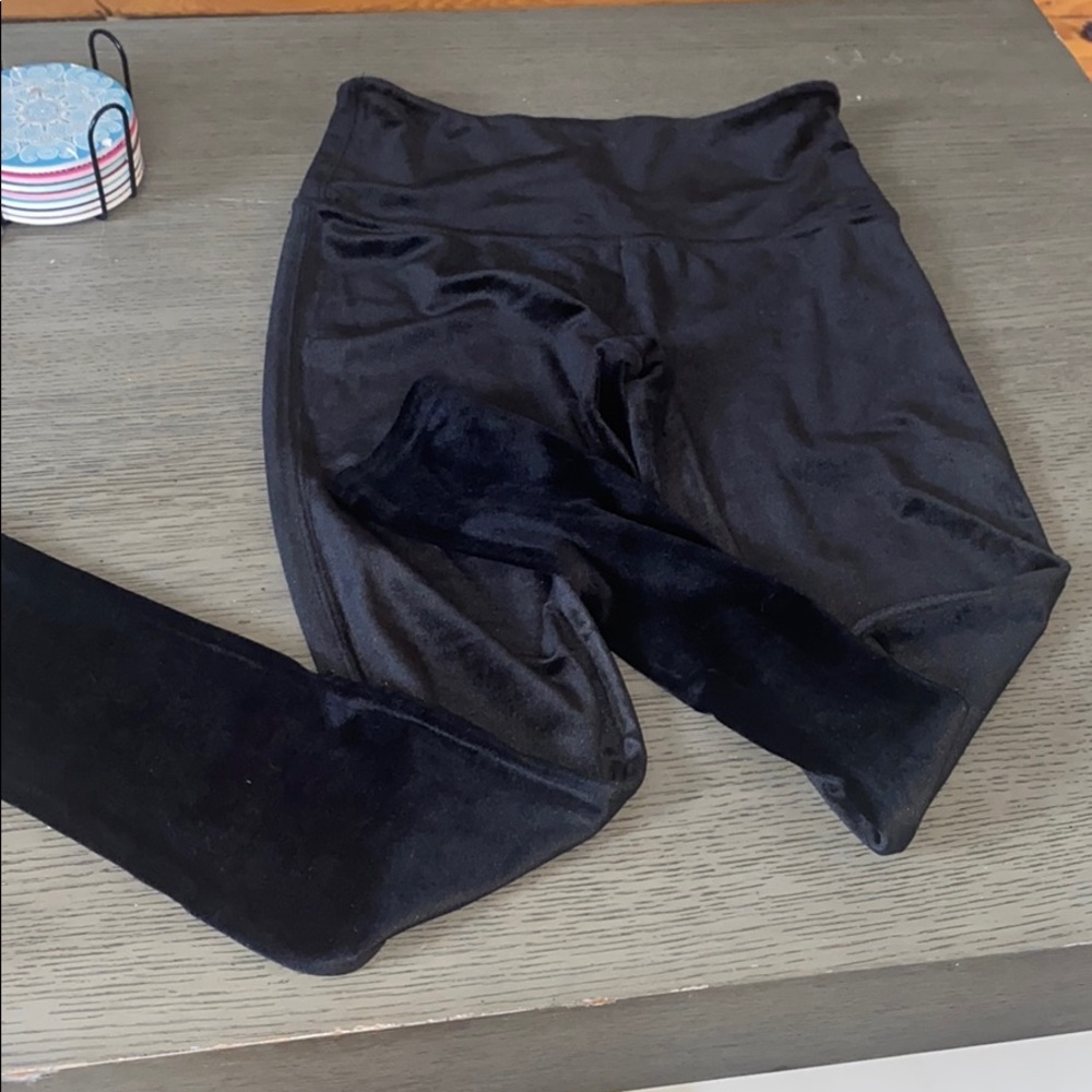 Stella Luce velvet leggings